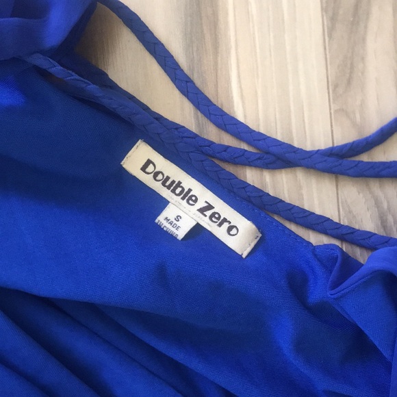 Small blue minidress by Double Zero - Picture 3 of 6